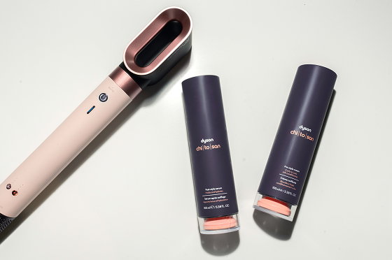 Dyson Airwrap Co-anda2x multi-styler and dryer with Dyson Chitosan products.
