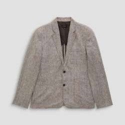 Leo Linen Blazer in Oak Barrel