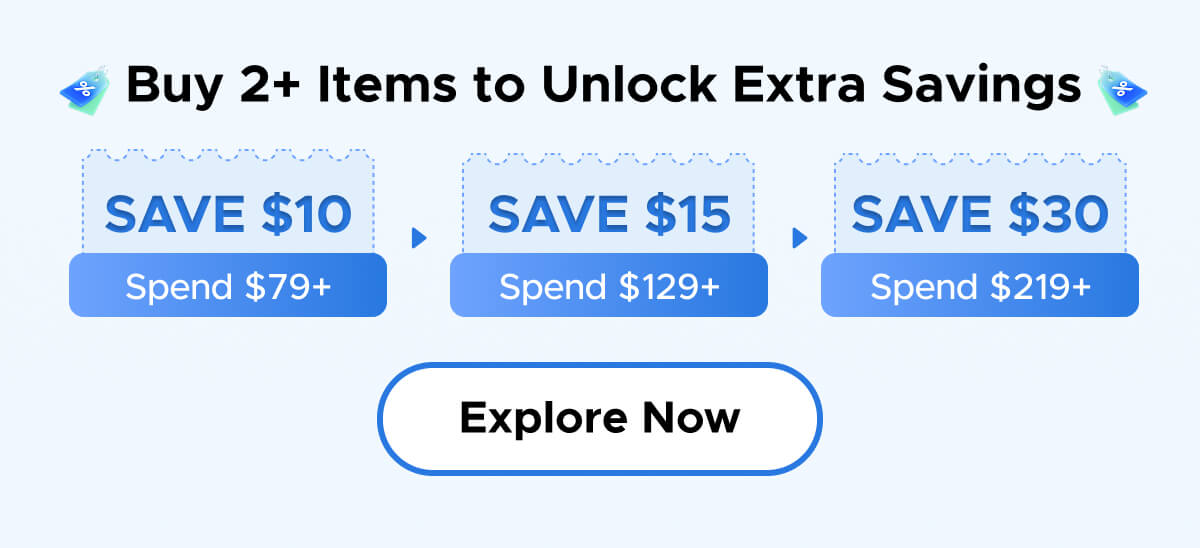 Buy 2+ Items to Unlock Extra Savings  
