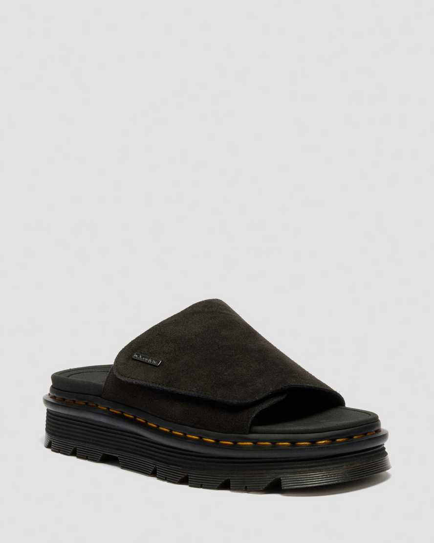 Image of Zebzag Suede Platform Slides