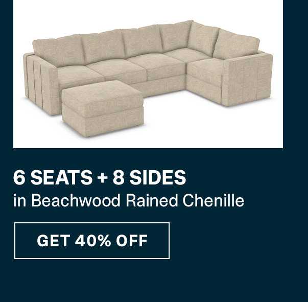 6 Seats + 8 Sides | GET 40% OFF >>