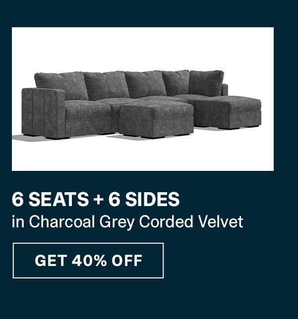6 Seats + 6 Sides | GET 40% OFF >>