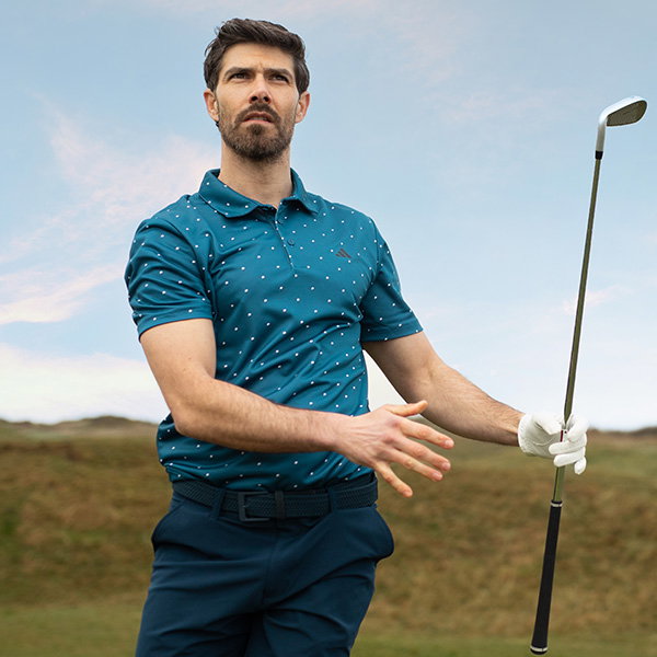 Ted Baker Men's Barnnes Floral Print Golf Polo Shirt