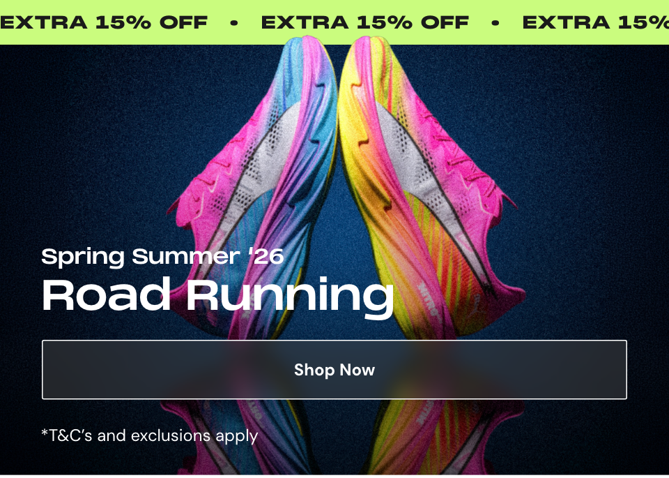 Road Running SS26 15% OFF