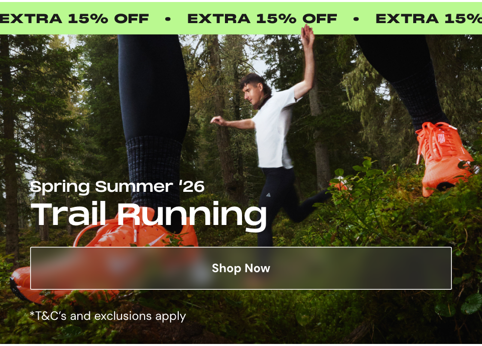 Trail Running  SS26 15% OFF