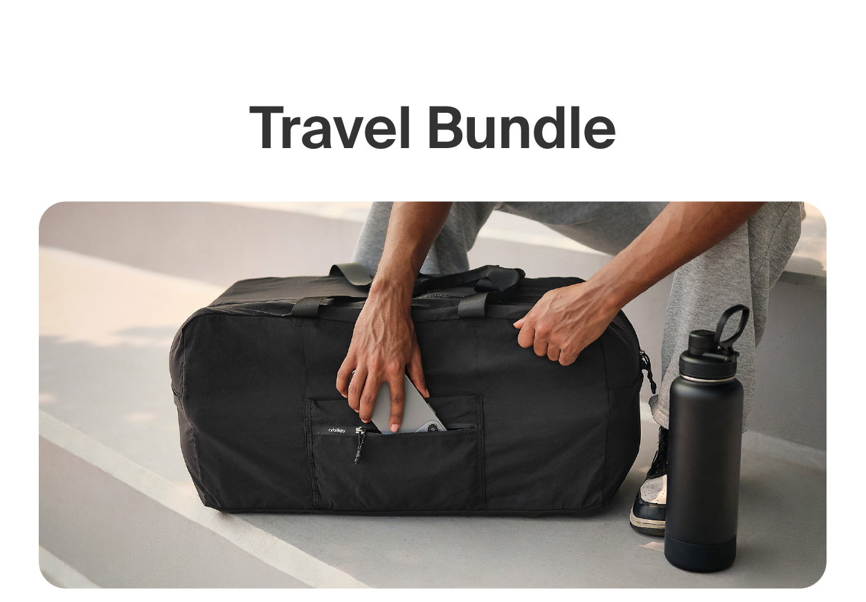 an image of a promotional ad for a travel wallet
