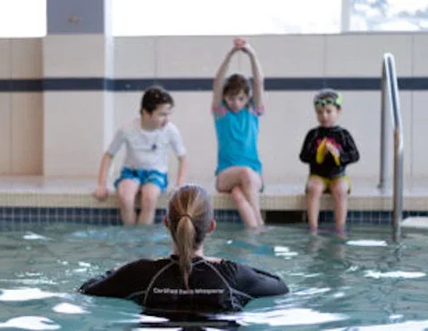 adaptive swim lession