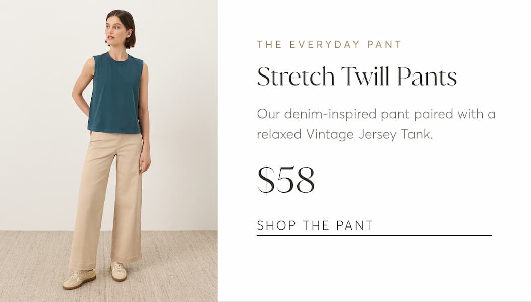 Stretch Twill Pants | Shop The Pant