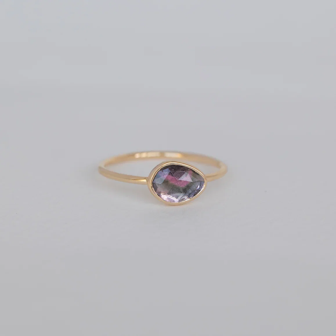 Image of Watermelon Tourmaline Faye Ring