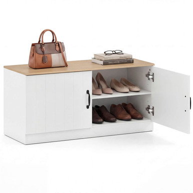 2-Door Shoe Bench 