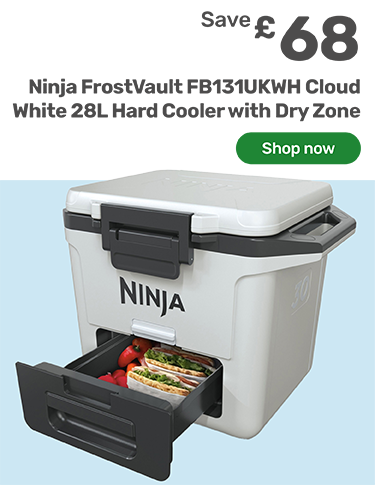 Ninja FrostVault FB131UKWH Cloud White 28L Hard Cooler with Dry Zone. Save £68 - shop now