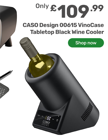 CASO Design 00615 VinoCase Tabletop Black Wine Cooler. Only £109.99