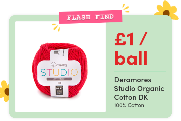 £1 Balls: Deramores Studio Organic Cotton DK