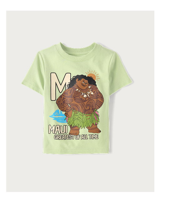 Baby And Toddler Boys Moana™ Maui Graphic Tee - green