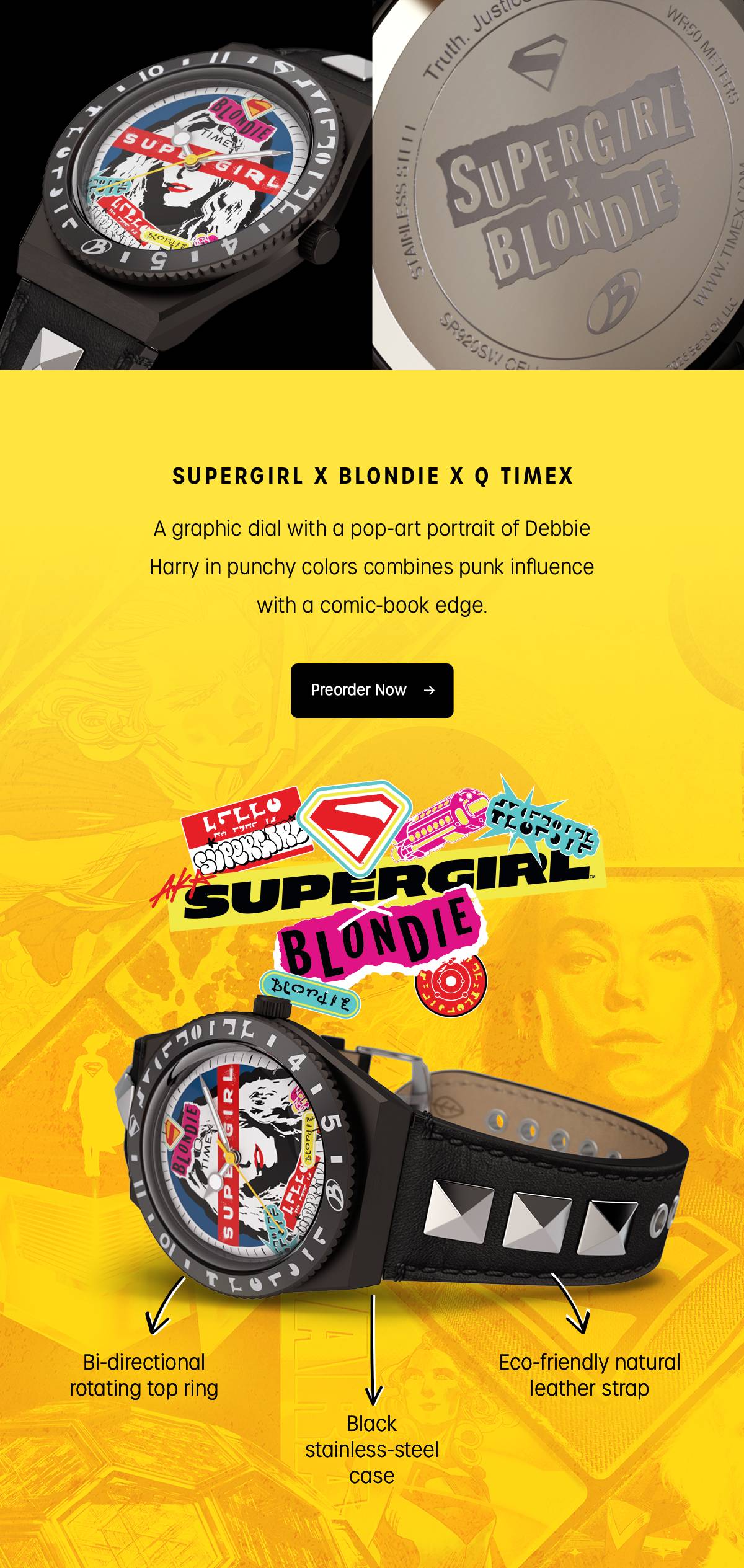 Preorder Now (Supergirl Blondie) - Timex