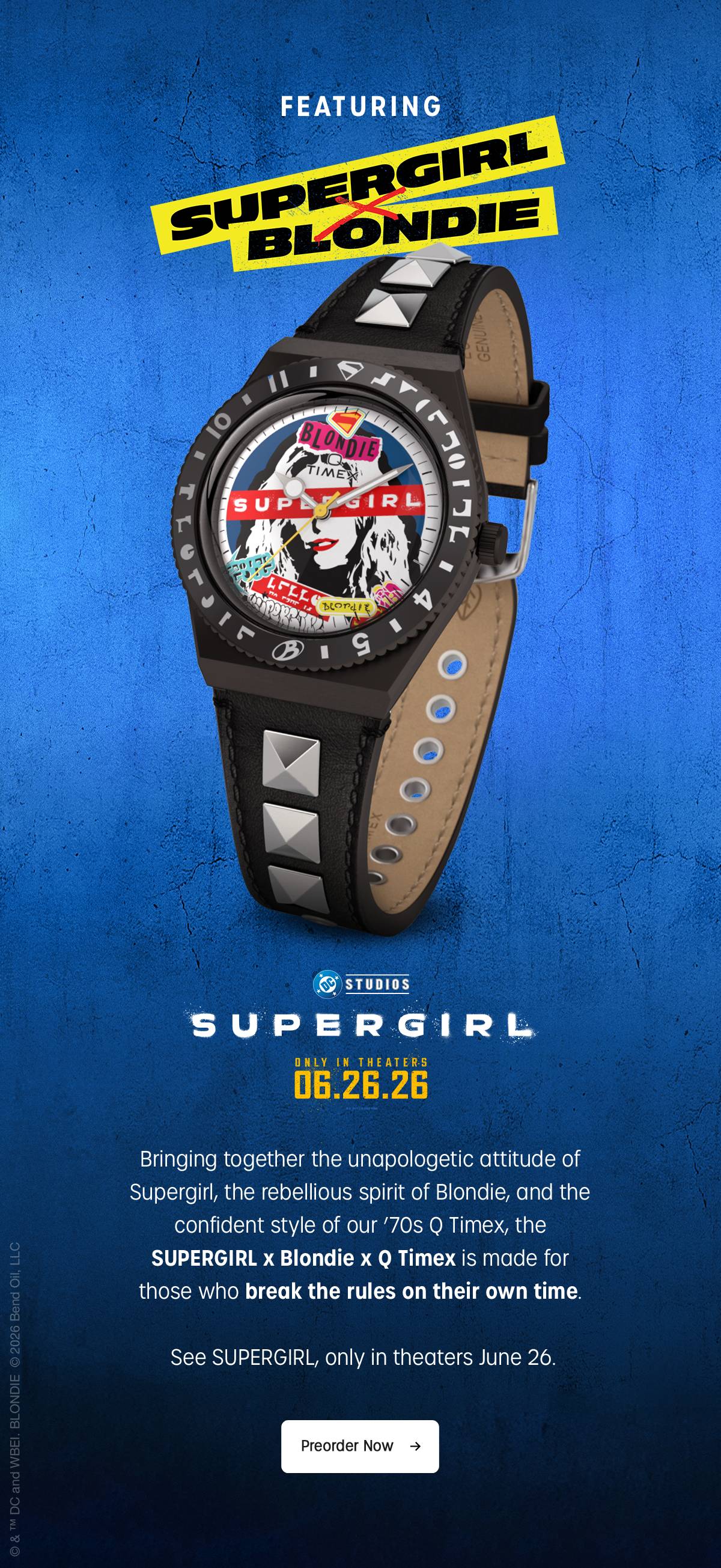 Preorder Now (Supergirl Blondie) - Timex