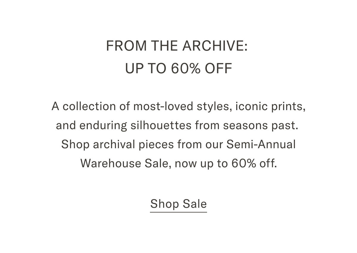 Warehouse Sale