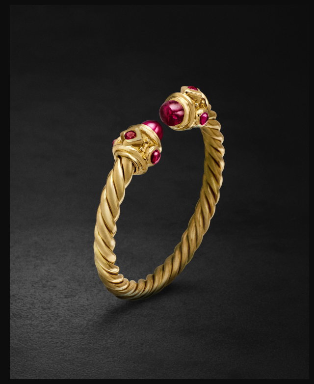 Renaissance® Ring18K Yellow Gold with Rubies, 2.3mm