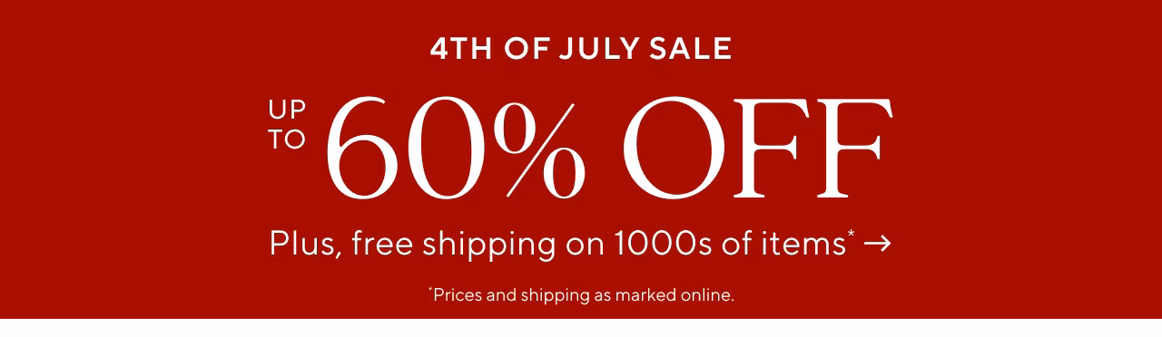 4th of July Sale