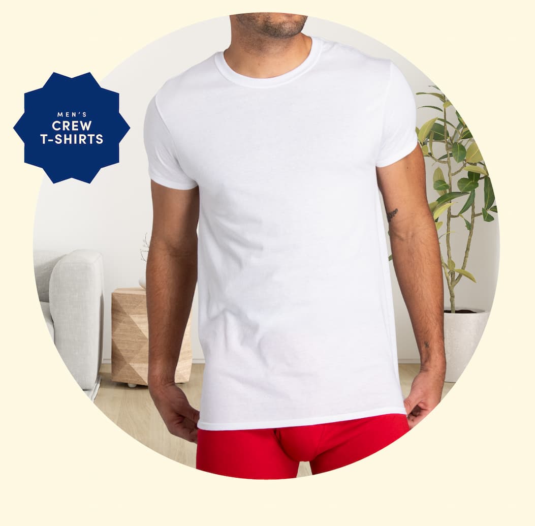 mens crew t shirts Shop now on amazon