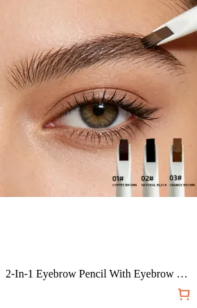 2-In-1 Eyebrow Pencil With Eyebrow...