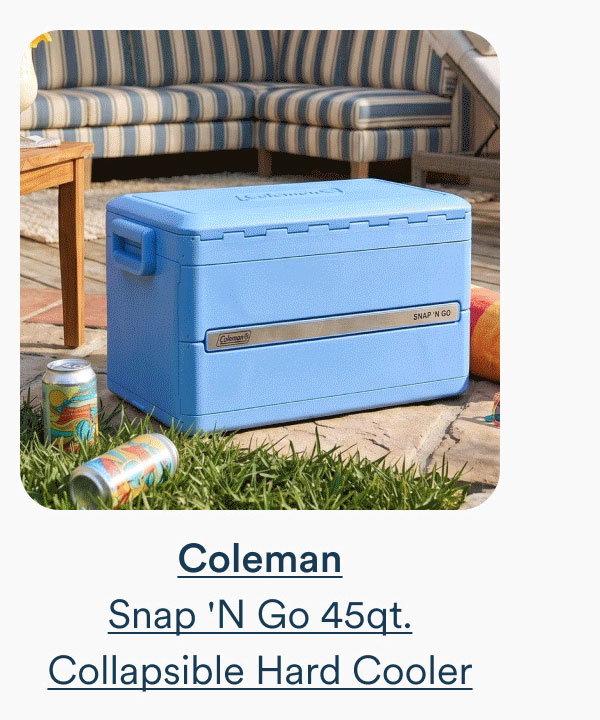 Coleman Snap N Go 45 qt Collapsible Hard Cooler
