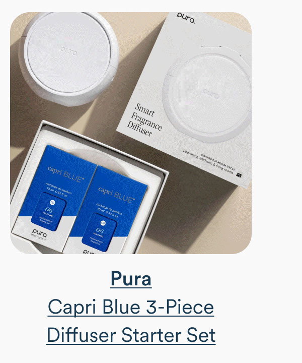 Pura Capri Blue 3-piece Diffuser Starter Set