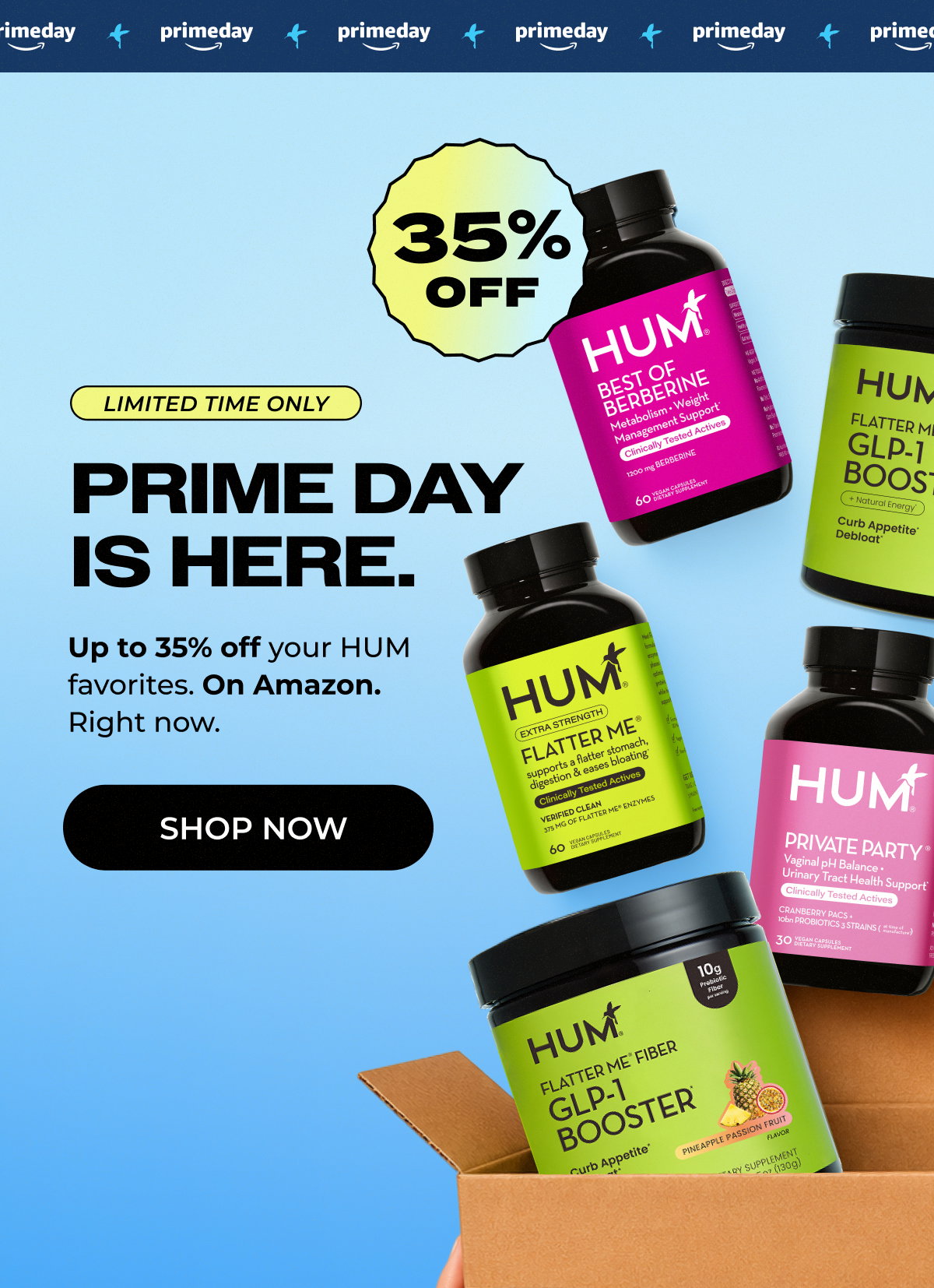 HUM Nutrition up to 35% off Prime Day Sale