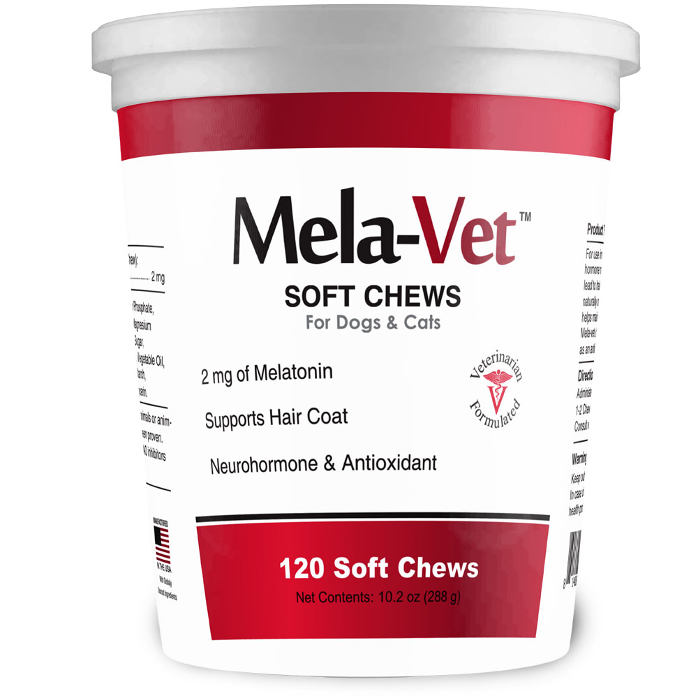Image of Mela-Vet Melatonin Soft Chews for Dogs & Cats (120 count)