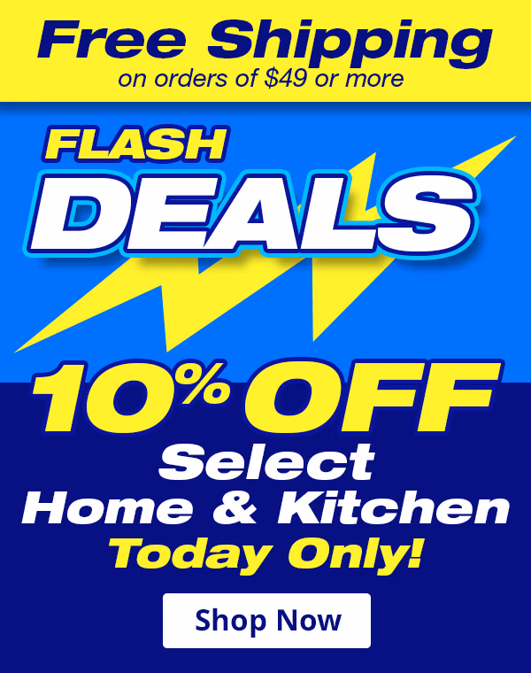 Flash Deals 10% off Select Home & Kitchen