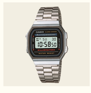 CASIO A168W-1 Watch