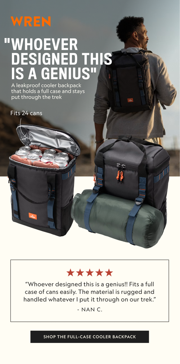 Wren Full-Case Cooler Backpack