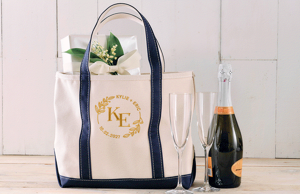 L.L.Bean for business for customer orders. Clothing, luggage, and totes embroidered with your logo.