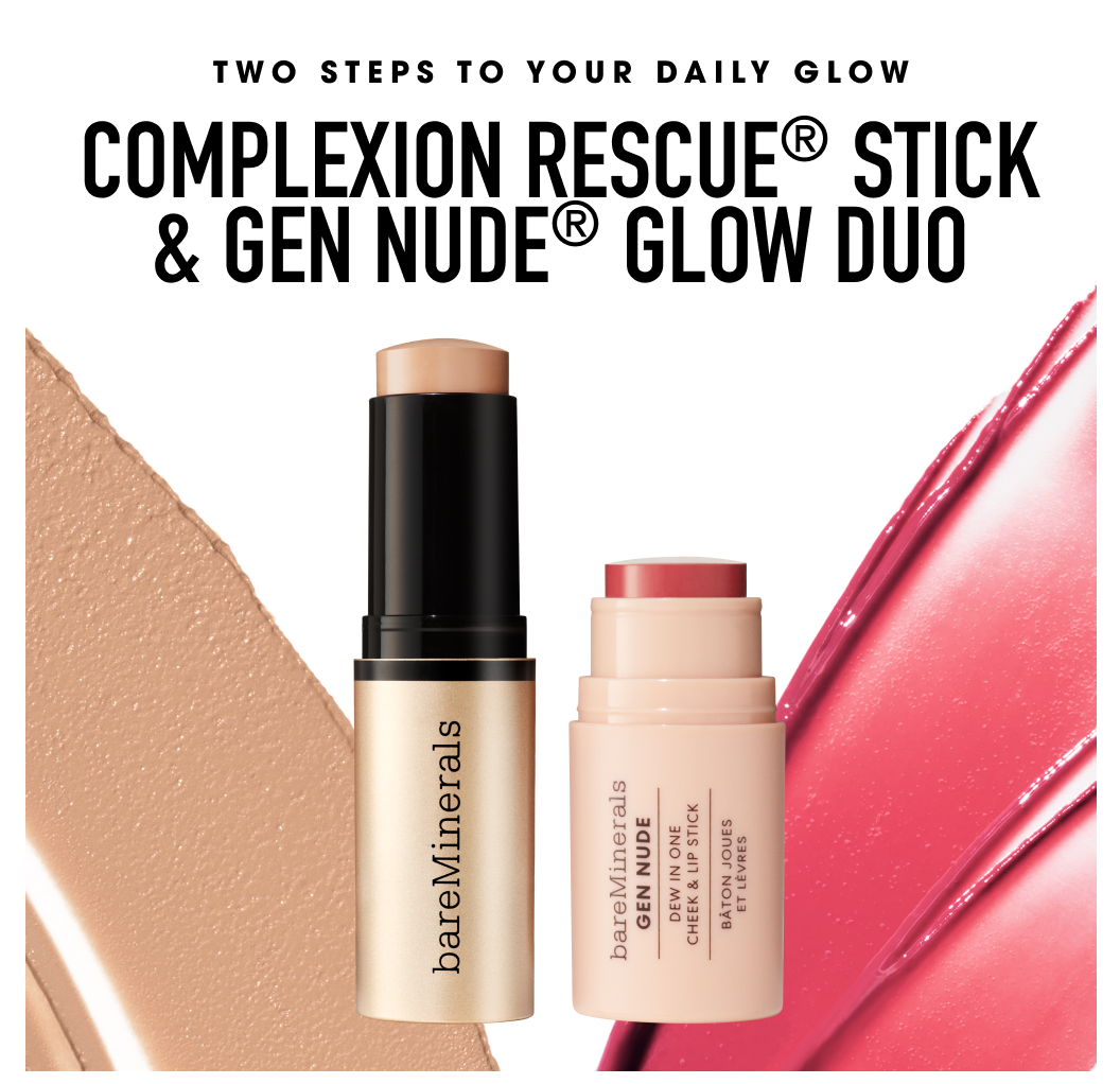 COMPLEXION RESCUE® Skin Tint Stick & GEN NUDE® Dew in One Glow Duo