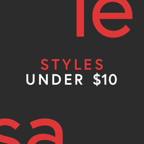 Under $10