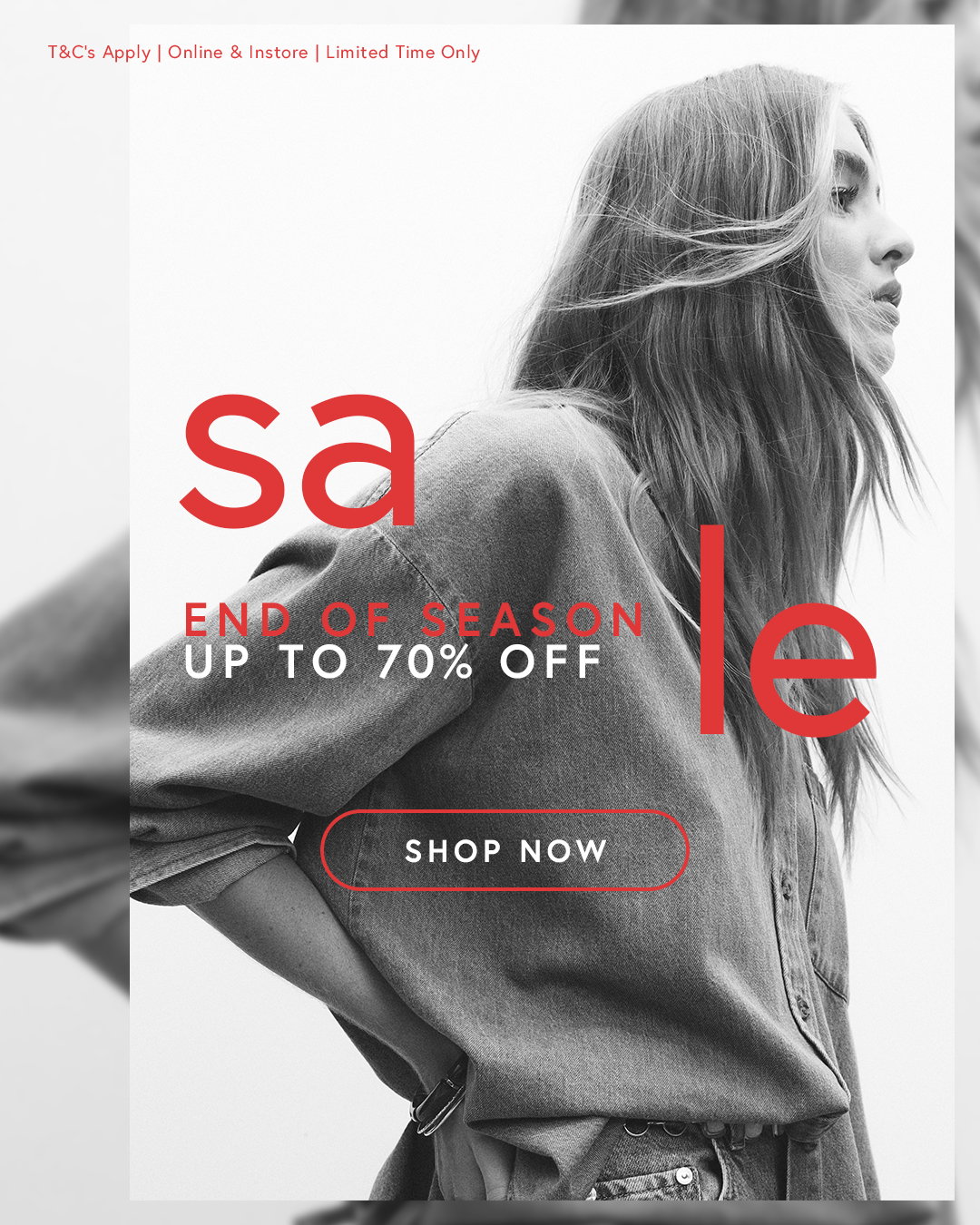 End of season sale