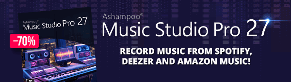 Ashampoo® Music Studio Pro 27 | Edit, produce, cut and mix