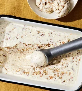 No-Churn Butter Pecan Ice Cream