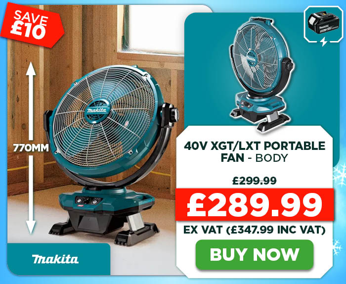 Makita CF003GZ 40V XGT/LXT Portable Fan - Body