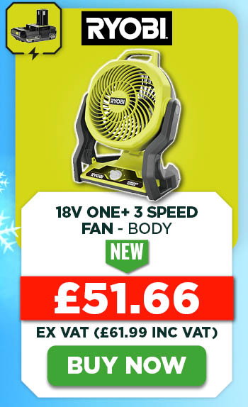 Ryobi RF18-0 18V ONE+ 3 Speed Fan - Body