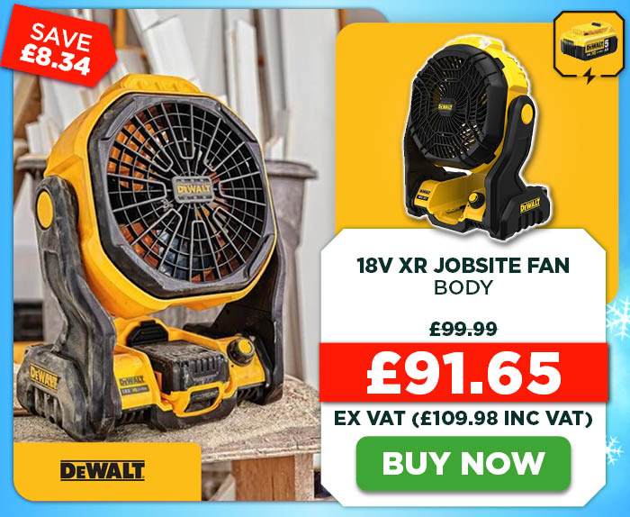 Dewalt DCE512N 18V XR Jobsite Fan - Body