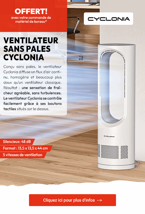 Ventilateur sans pales : fraîcheur douce et silencieuse pour cet été