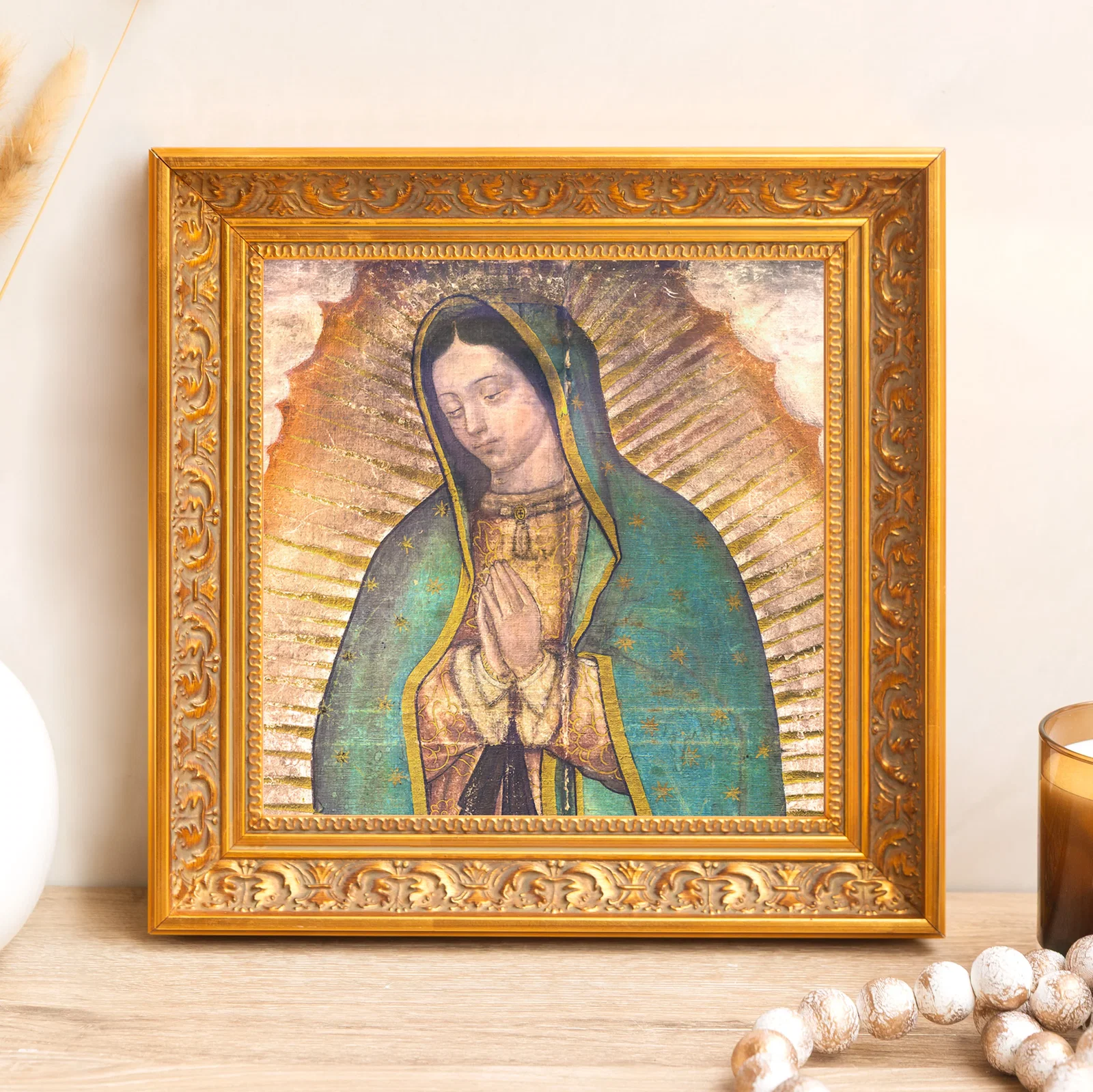 Our Lady of Guadalupe Framed Canvas - Sacred Mini Collection