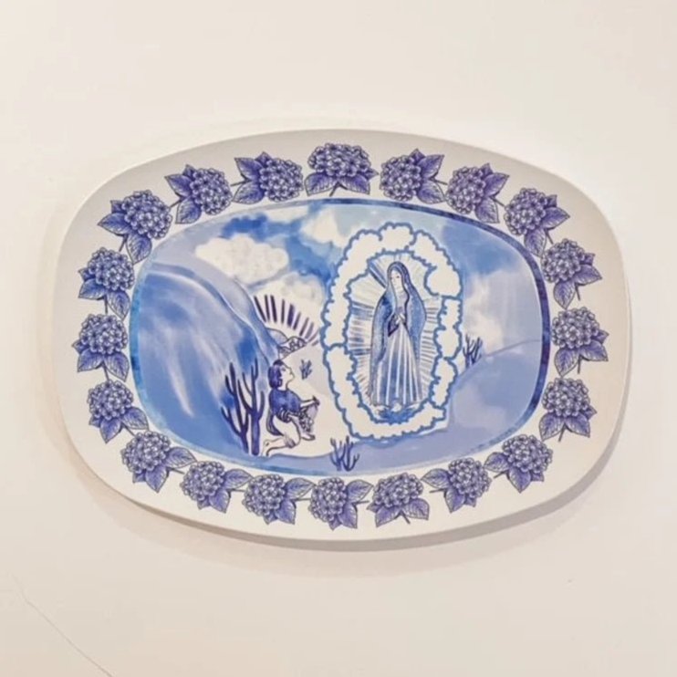 Virgin of Guadalupe Handmade Platter