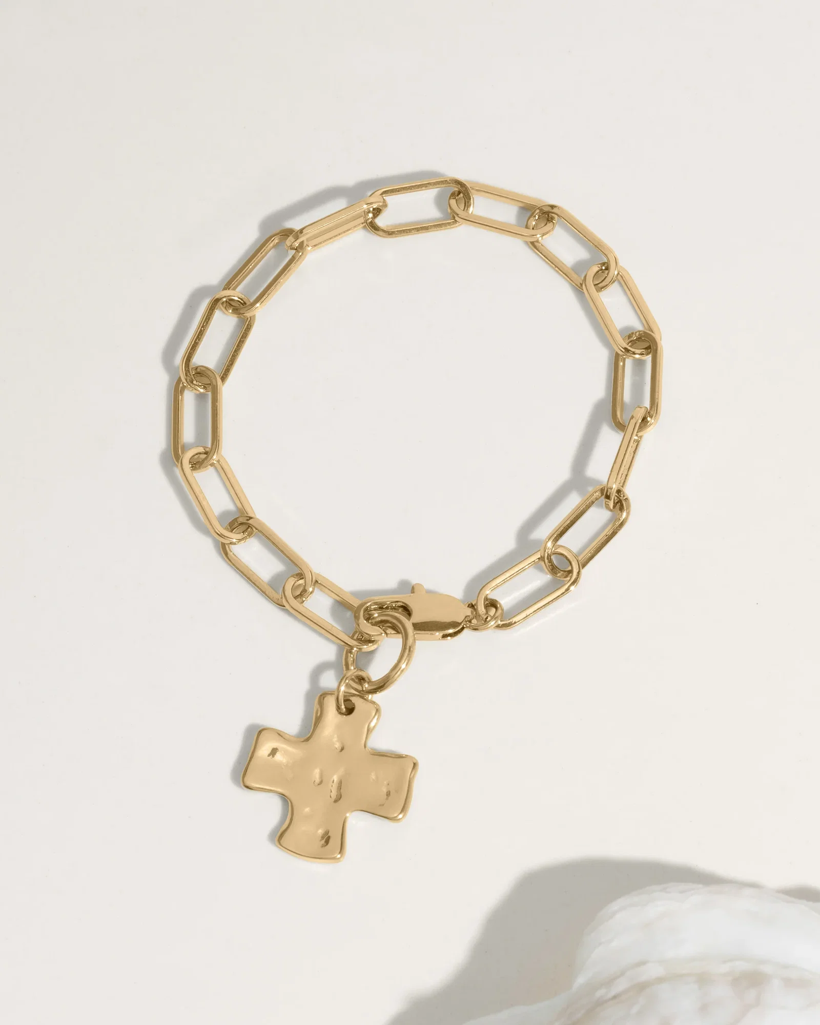 Image of Chunky Cross Chain Bracelet