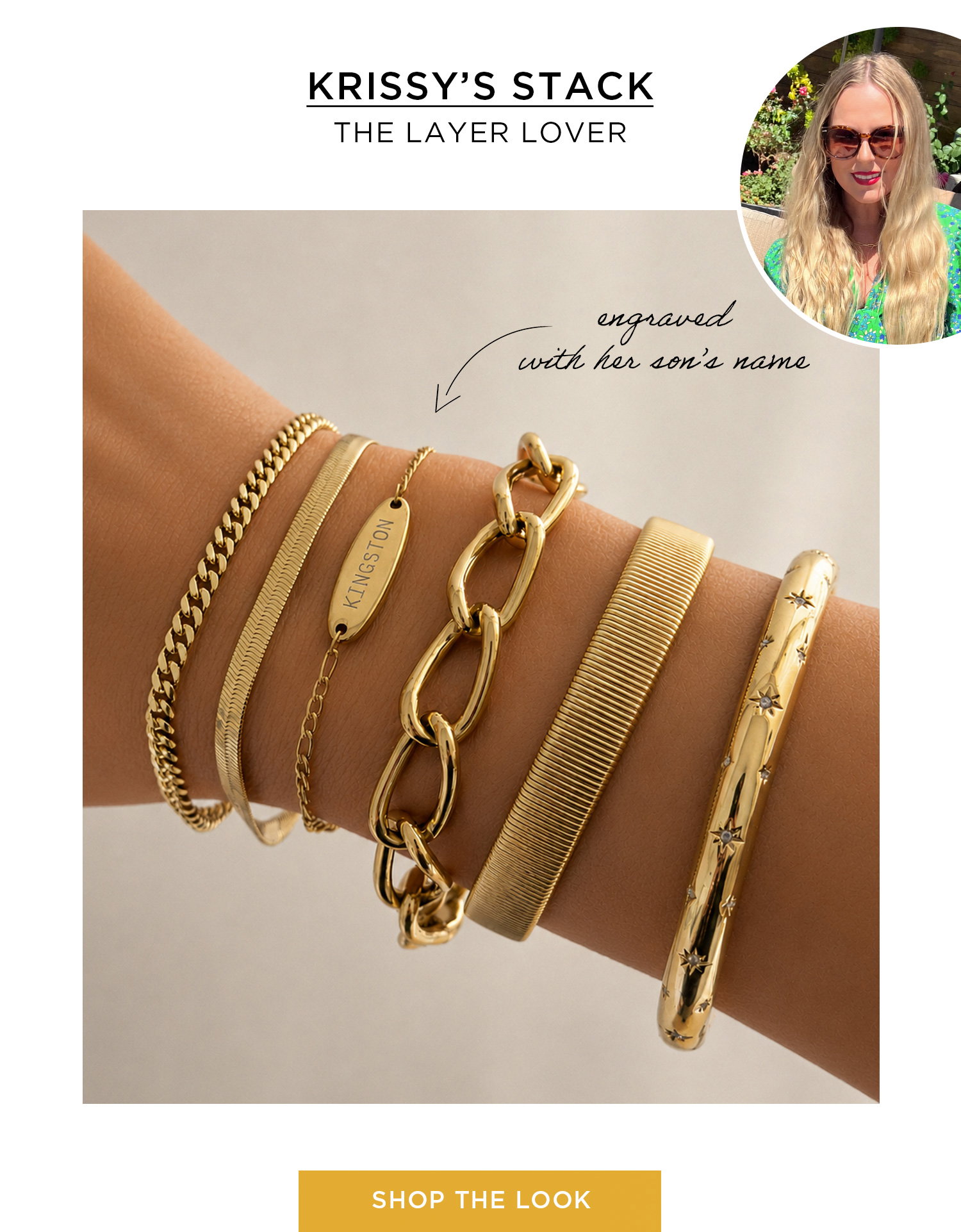 KRISSY'S STACK THE LAYER LOVER SHOP THE LOOK