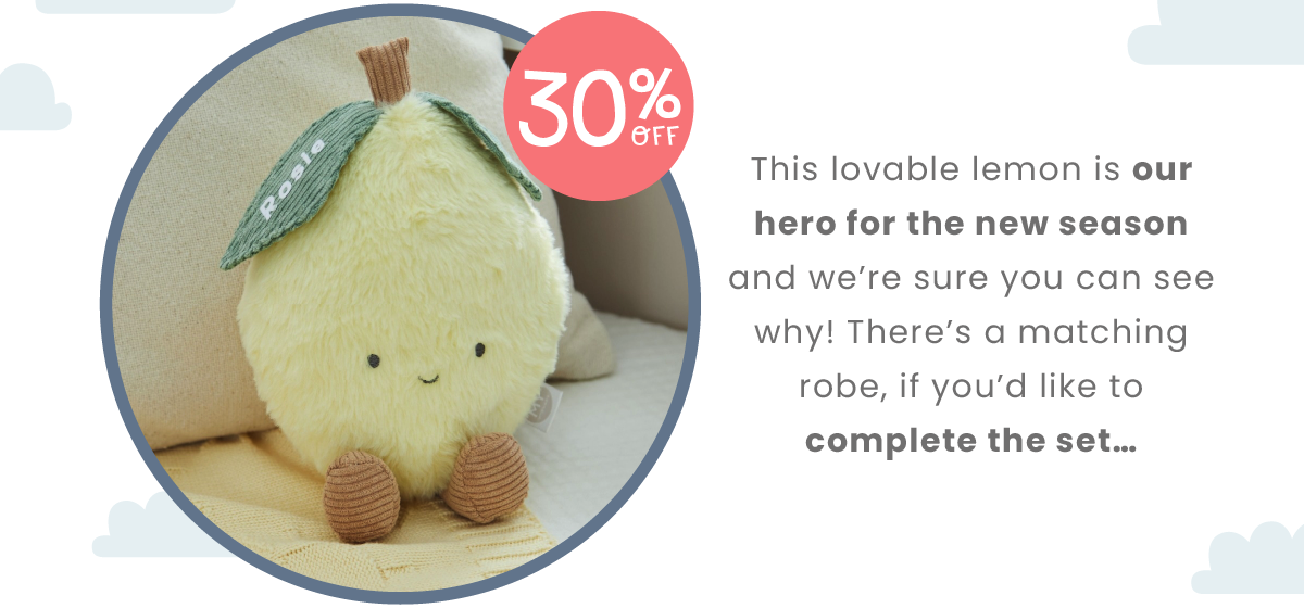 Personalised Lemon Soft Toy