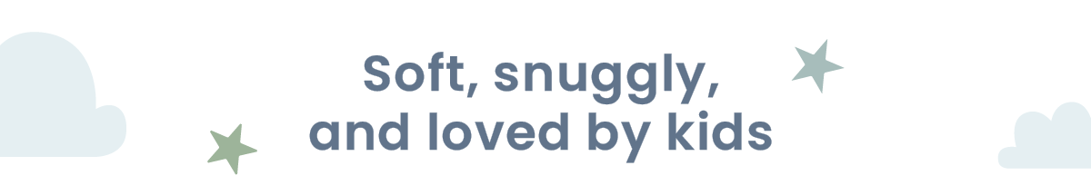 Soft snuggle and loved by kids