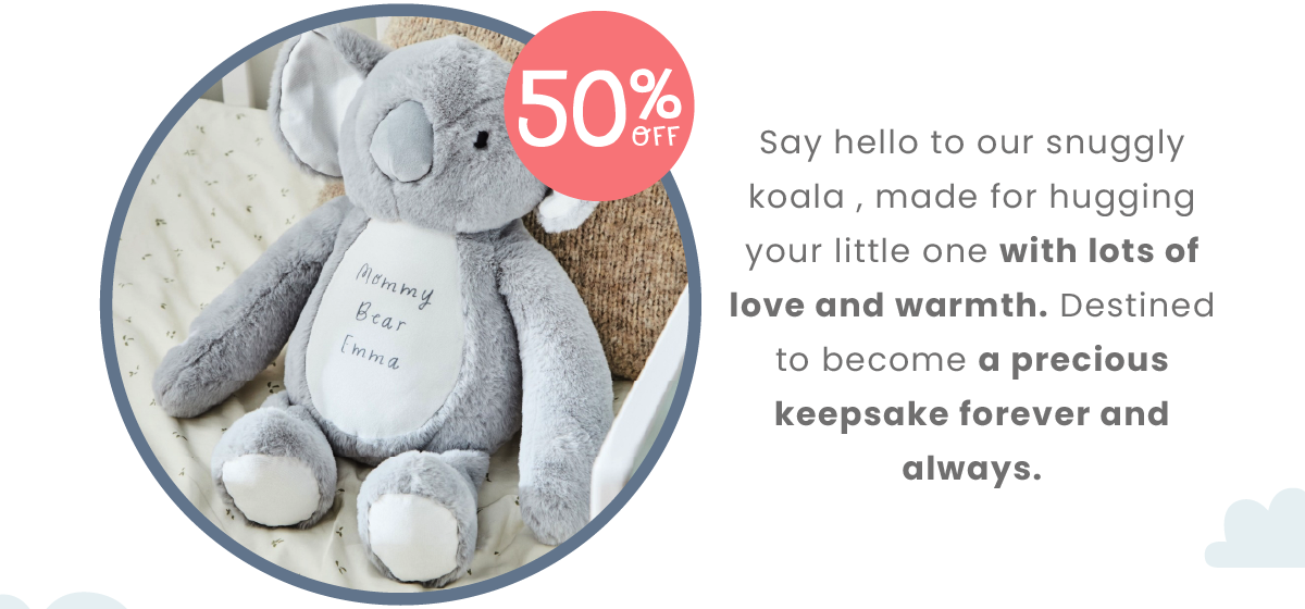 Personalised Large Koala Plush Toy