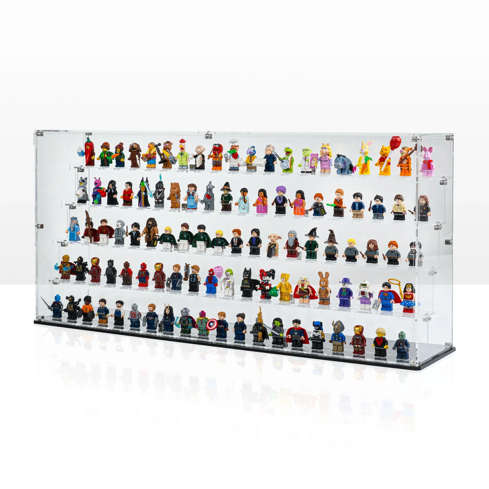 Image of Display Case with Podiums for LEGO® Minifigures